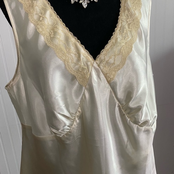 Satiny Lace-Insert Camisole Top, Lane Bryant, Plus, 18 - Picture 6 of 10